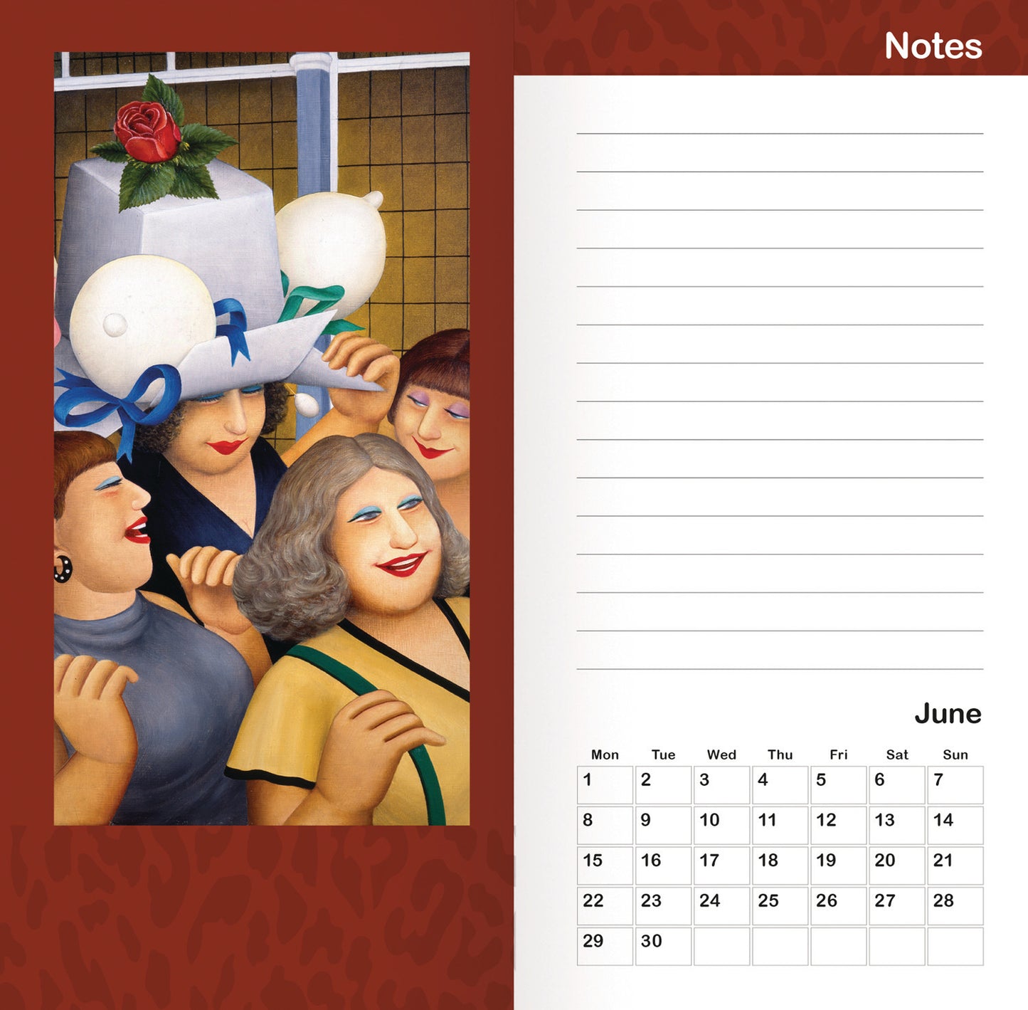 Beryl Cook Slim Dlx Diary 2026