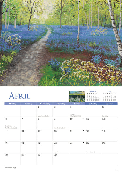 Jo Grundy Country Year A4 Calendar 2026