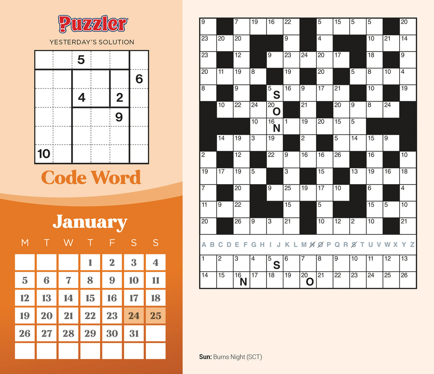 Mind Games, Puzzler Box Calendar 2026