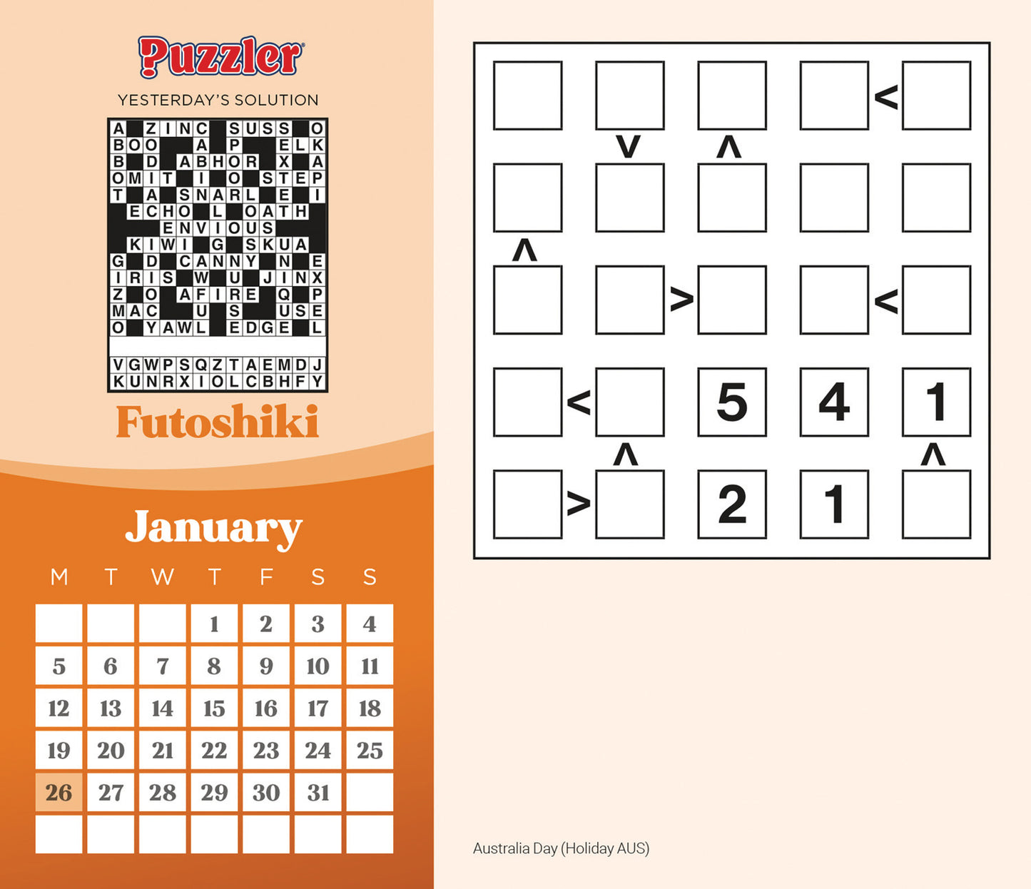 Mind Games, Puzzler Box Calendar 2026