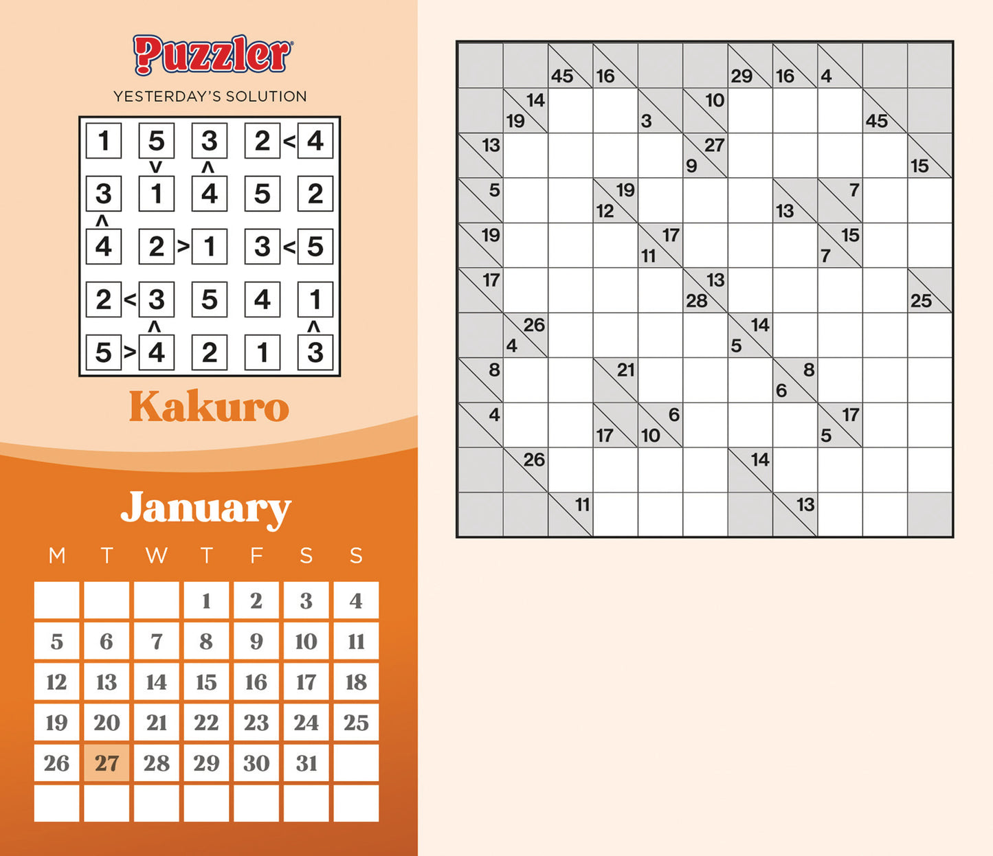 Mind Games, Puzzler Box Calendar 2026