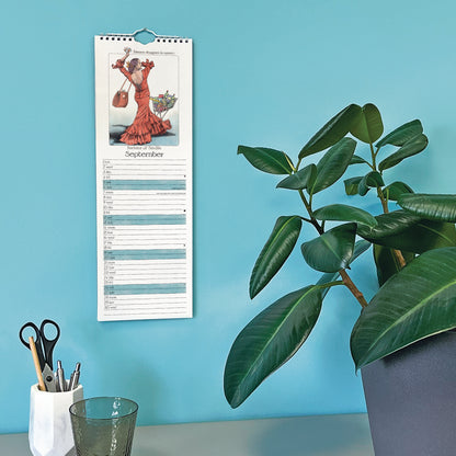 Simon Drews Famous Phrases Slim Calendar 2026