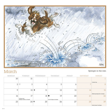 Alisons Animals Wiro Wall Calendar 2026