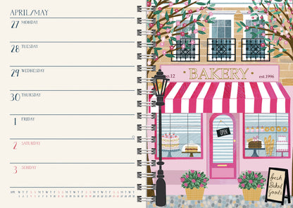 Georgia Breeze A5 Wiro Diary 2026