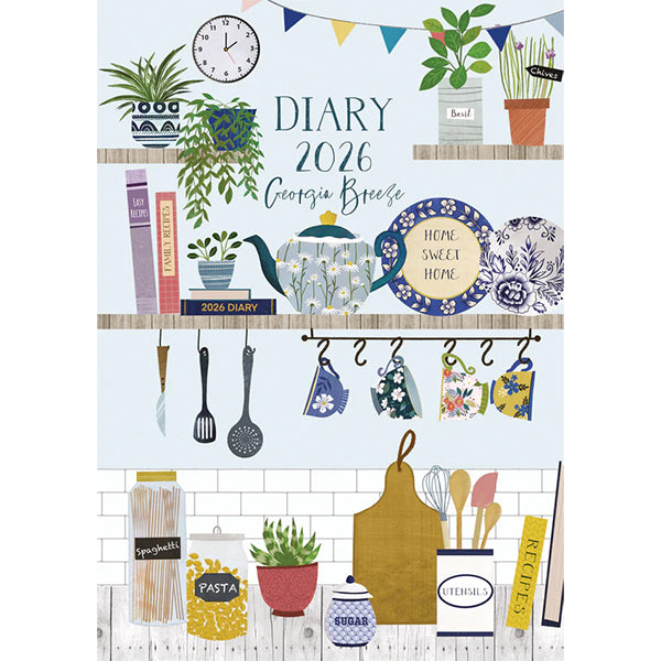 Georgia Breeze A5 Wiro Diary 2026