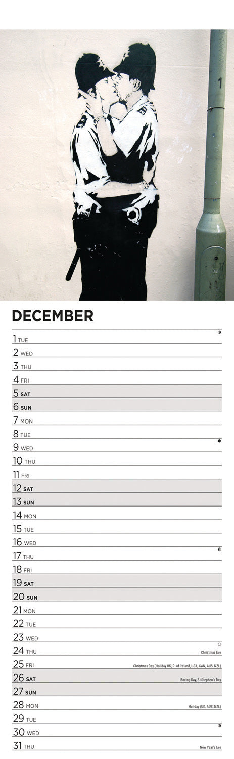 If Graffiti Changed Anything Slim Calendar 2026