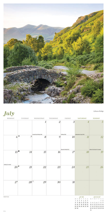 Lake District Wall Calendar 2026