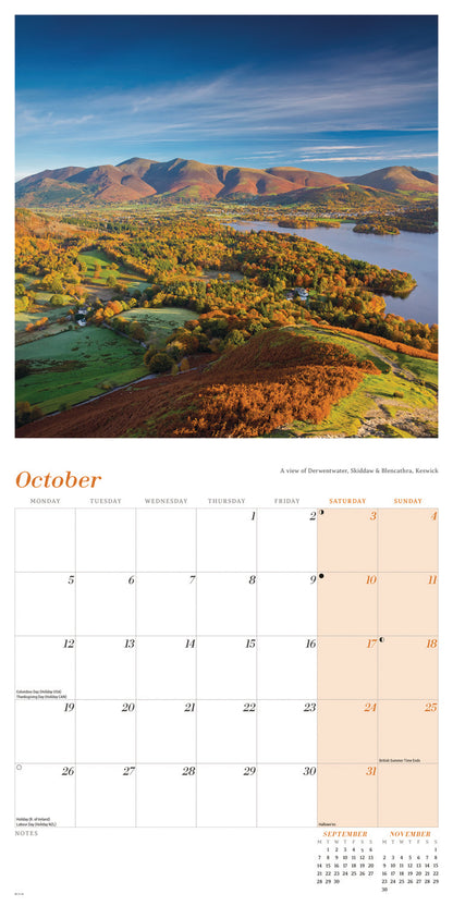 Lake District Wall Calendar 2026