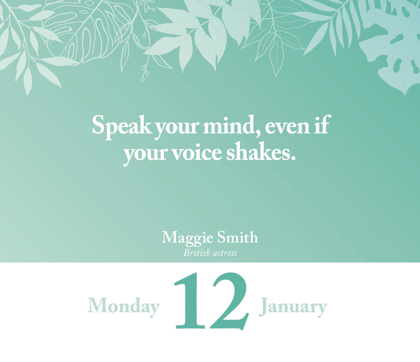 Inspirational Women Box Calendar 2026