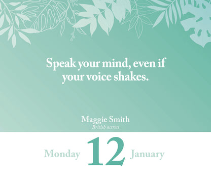 Inspirational Women Box Calendar 2026