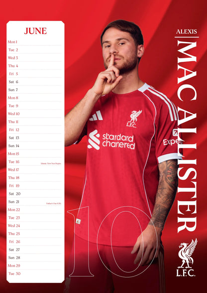 Liverpool A3 Calendar 2026