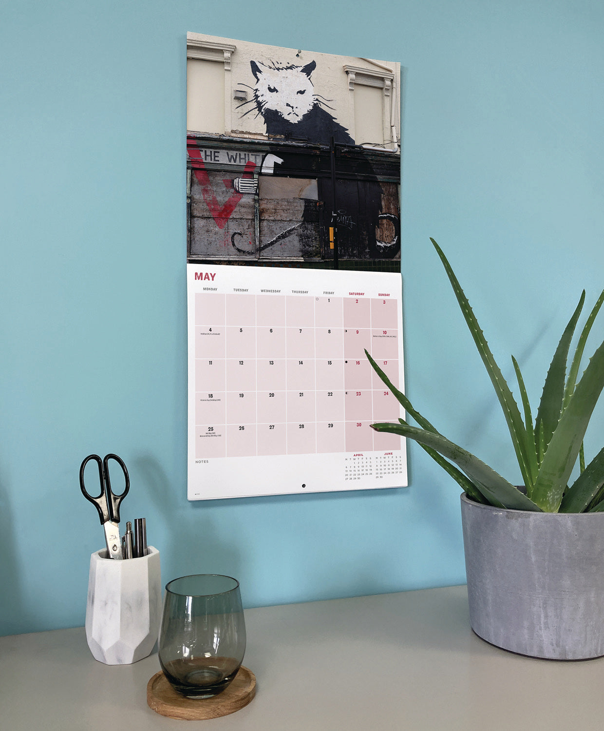 Banksy, If Graffiti Changed Anything Wall Calendar 2026