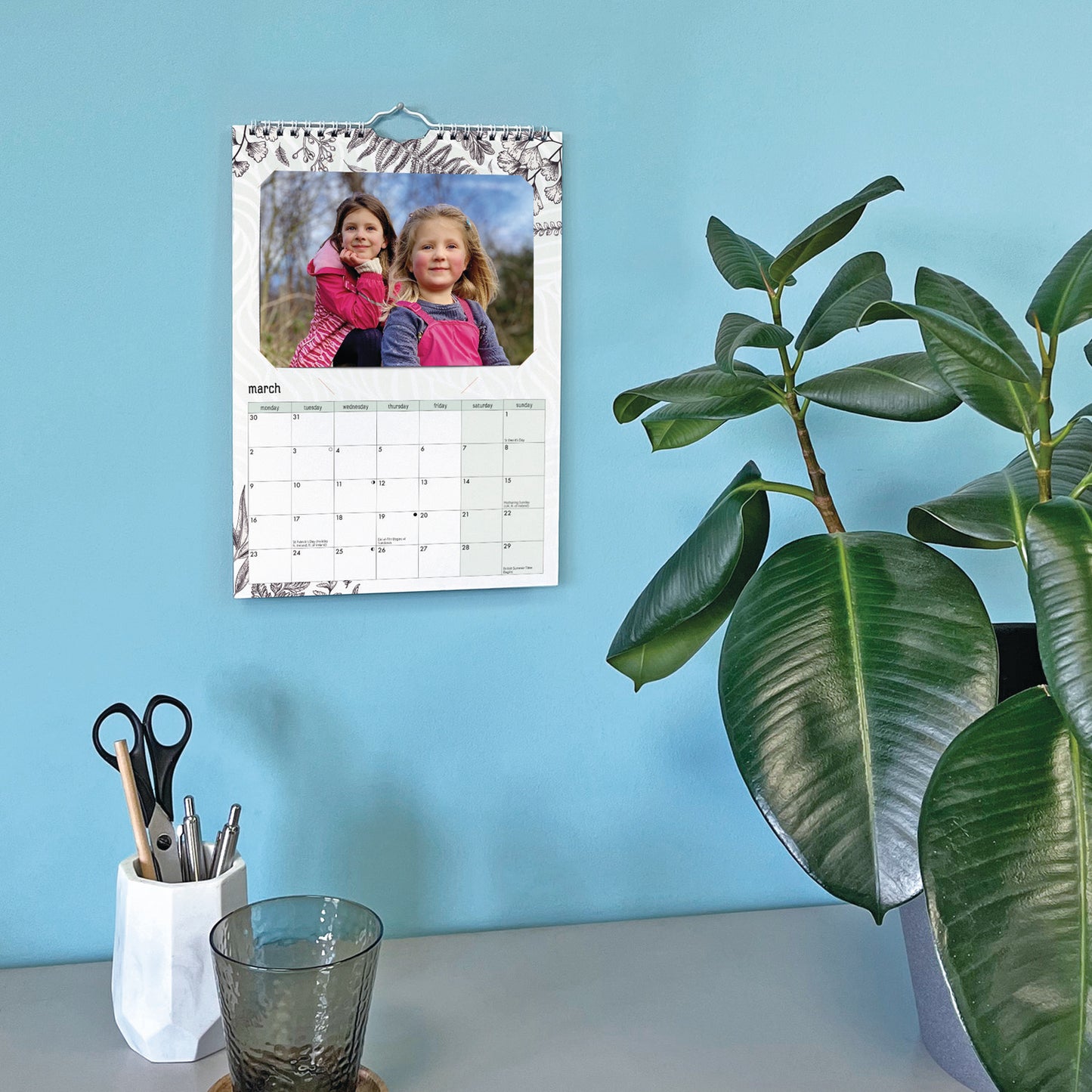 Your Family Photos A4 Calendar 2026