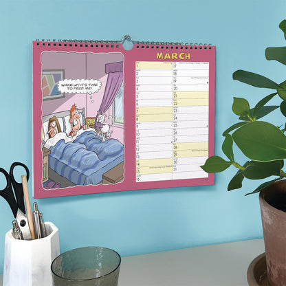 Cats, Wacky World A4 Calendar 2026