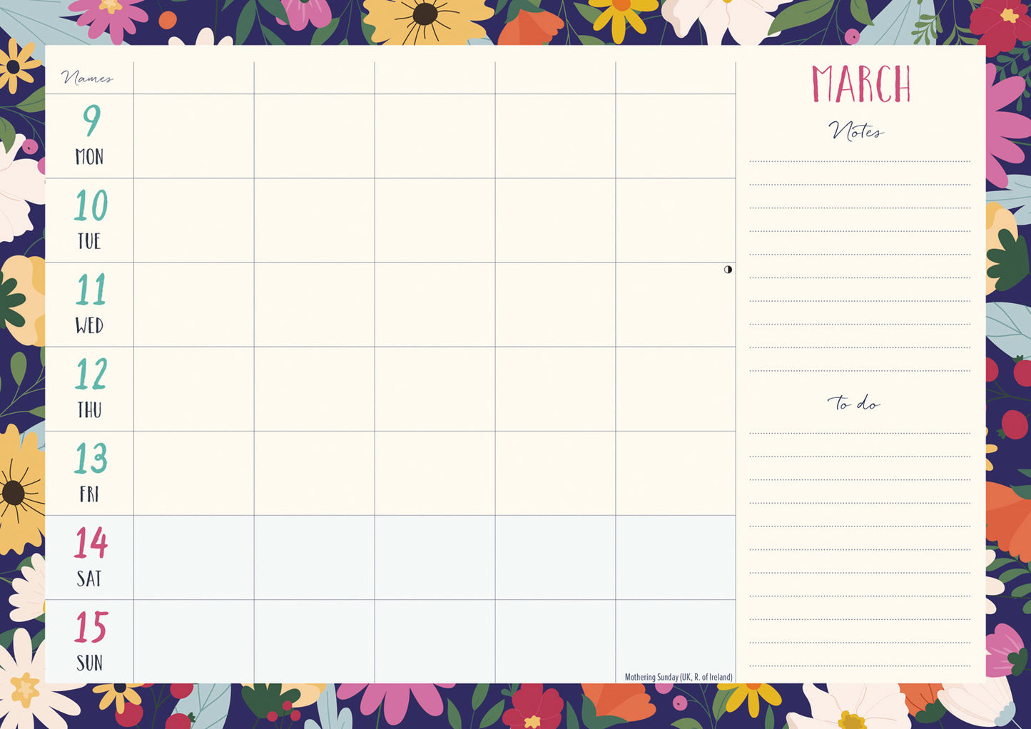 Future Starts Today WTV Planner A4 Calendar 2026
