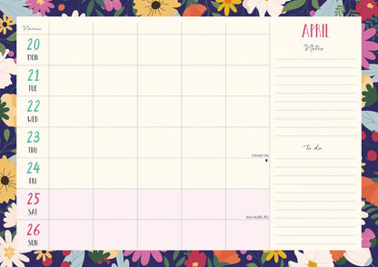 Future Starts Today WTV Planner A4 Calendar 2026