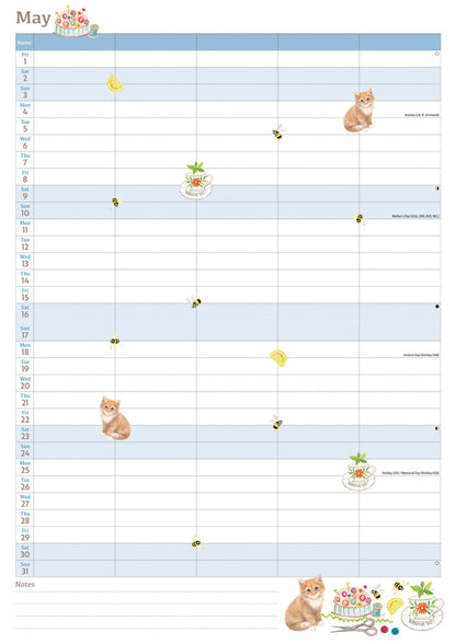 Life in the Kitchen MTV Planner A4 Calendar 2026