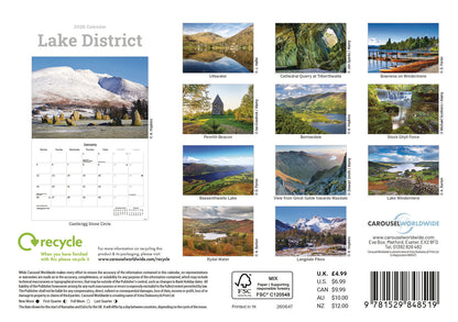 Lake District A5 Calendar 2026