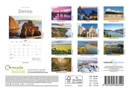 Devon A5 Calendar 2026