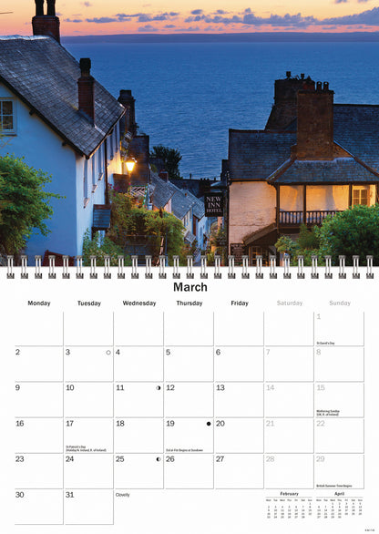 Devon A5 Calendar 2026