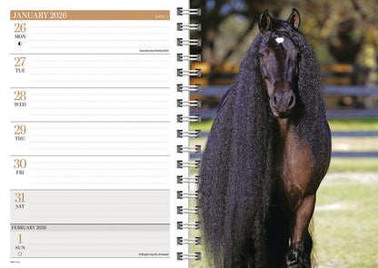 Horses A5 Wiro Diary 2026