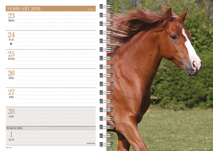 Horses A5 Wiro Diary 2026