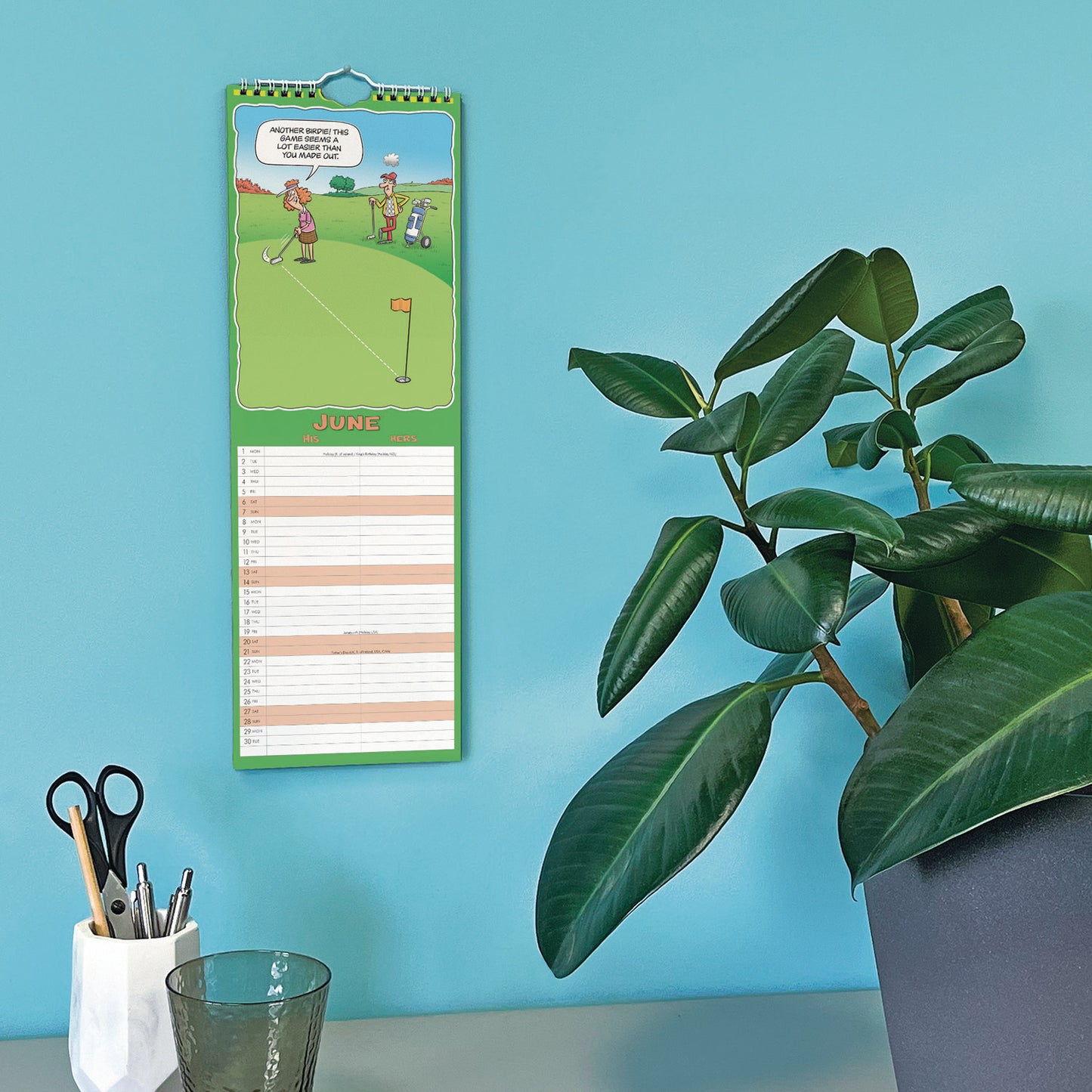 Wacky World of His n Hers Planner Calendar 2026