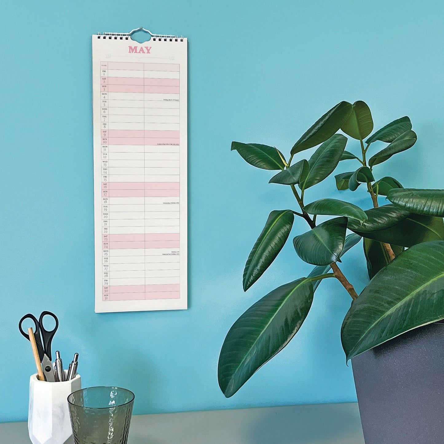 You and Me Planner Slim Calendar 2026