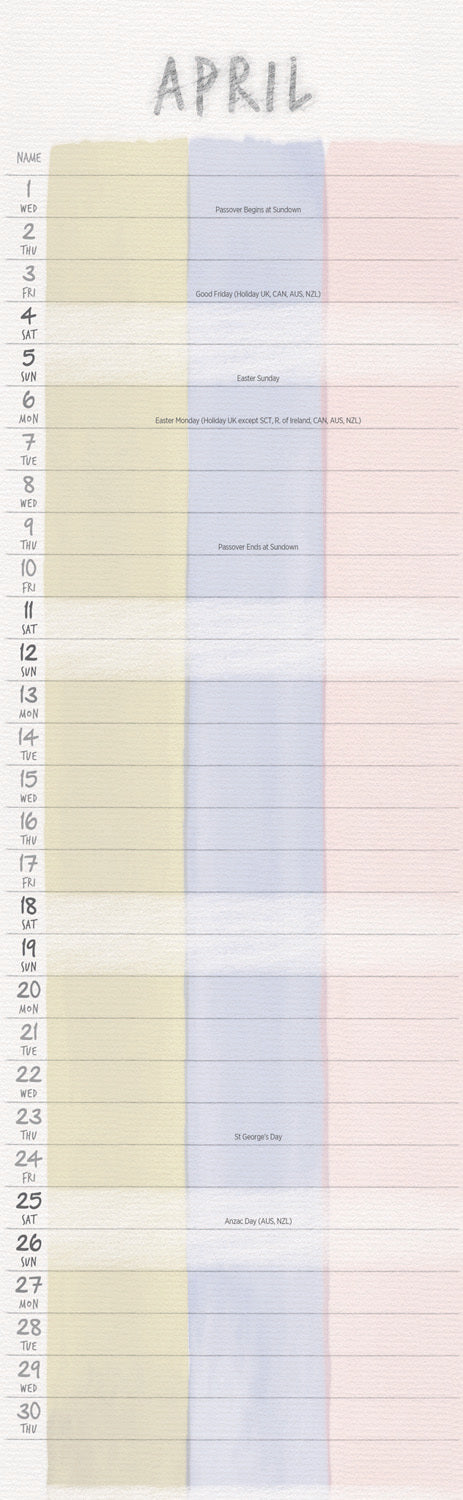 You, Me and Us Planner Slim Calendar 2026