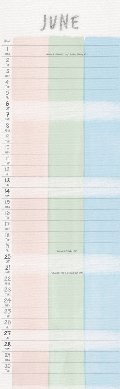 You, Me and Us Planner Slim Calendar 2026