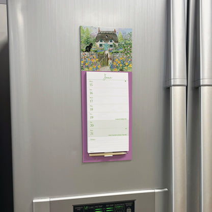Vintage Garden WTV Magnetic Calendar 2026
