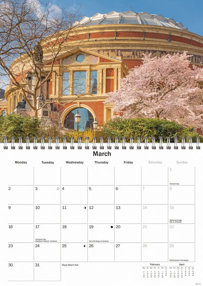 London A5 Calendar 2026