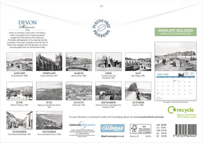 Devon Memories A4 Calendar 2026