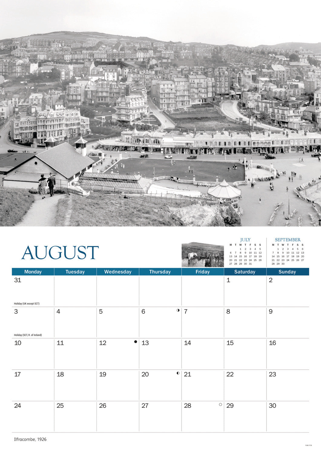 Devon Memories A4 Calendar 2026