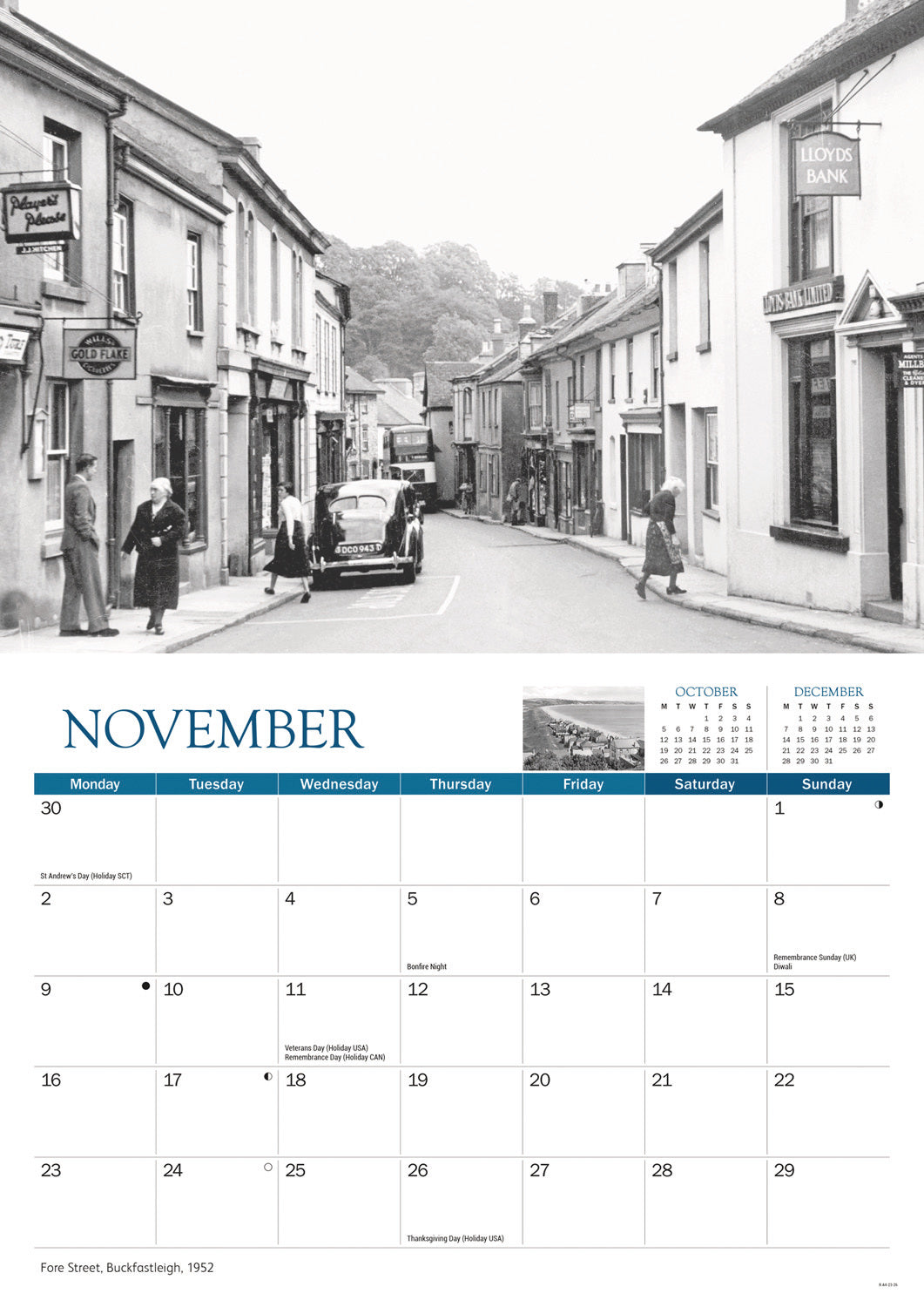 Devon Memories A4 Calendar 2026