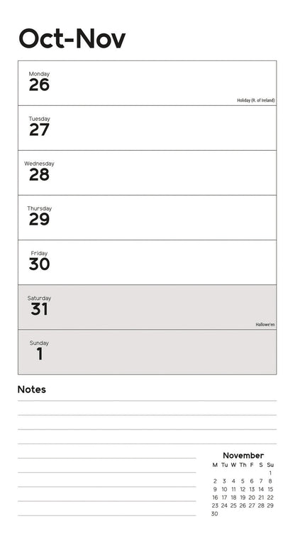 Essential WTV Stubby Slim (R&B) Calendar 2026