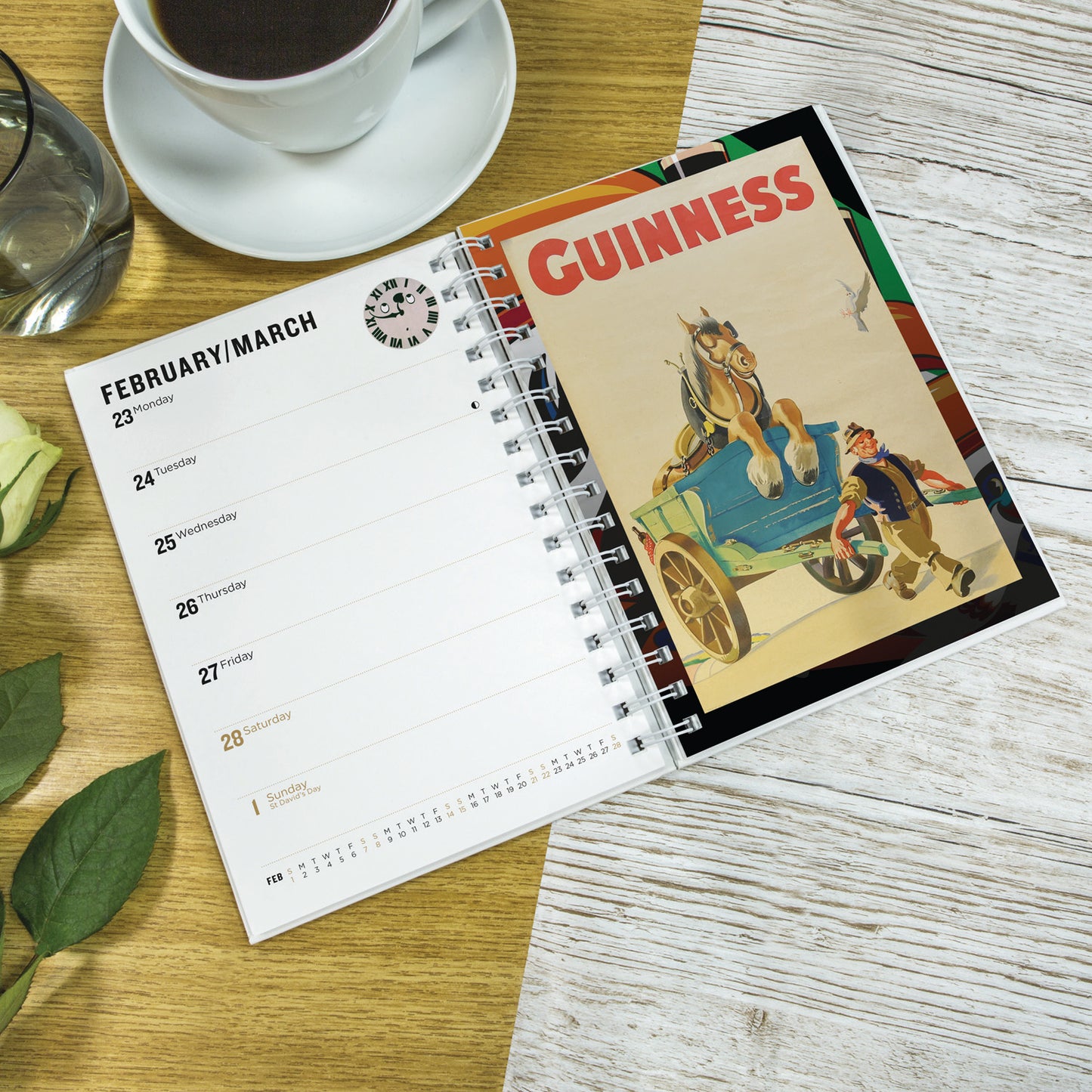 Guinness A5 Wiro Diary 2026