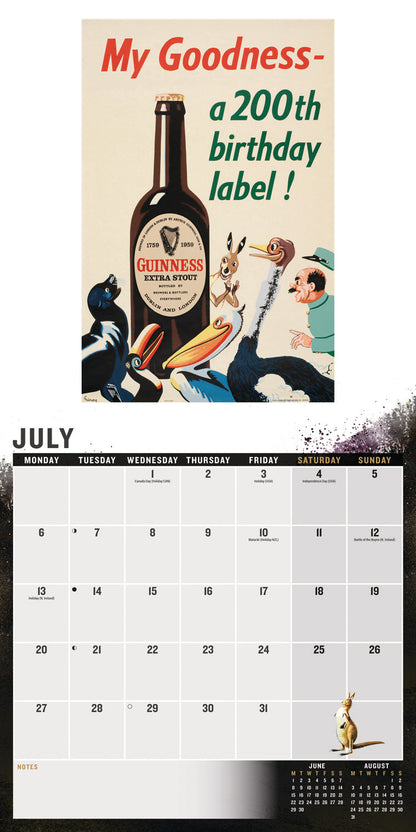 Guinness, Poster Art Wall Calendar 2026