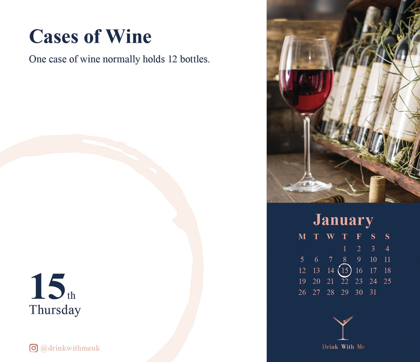 Wine Wisdom Box Calendar 2026