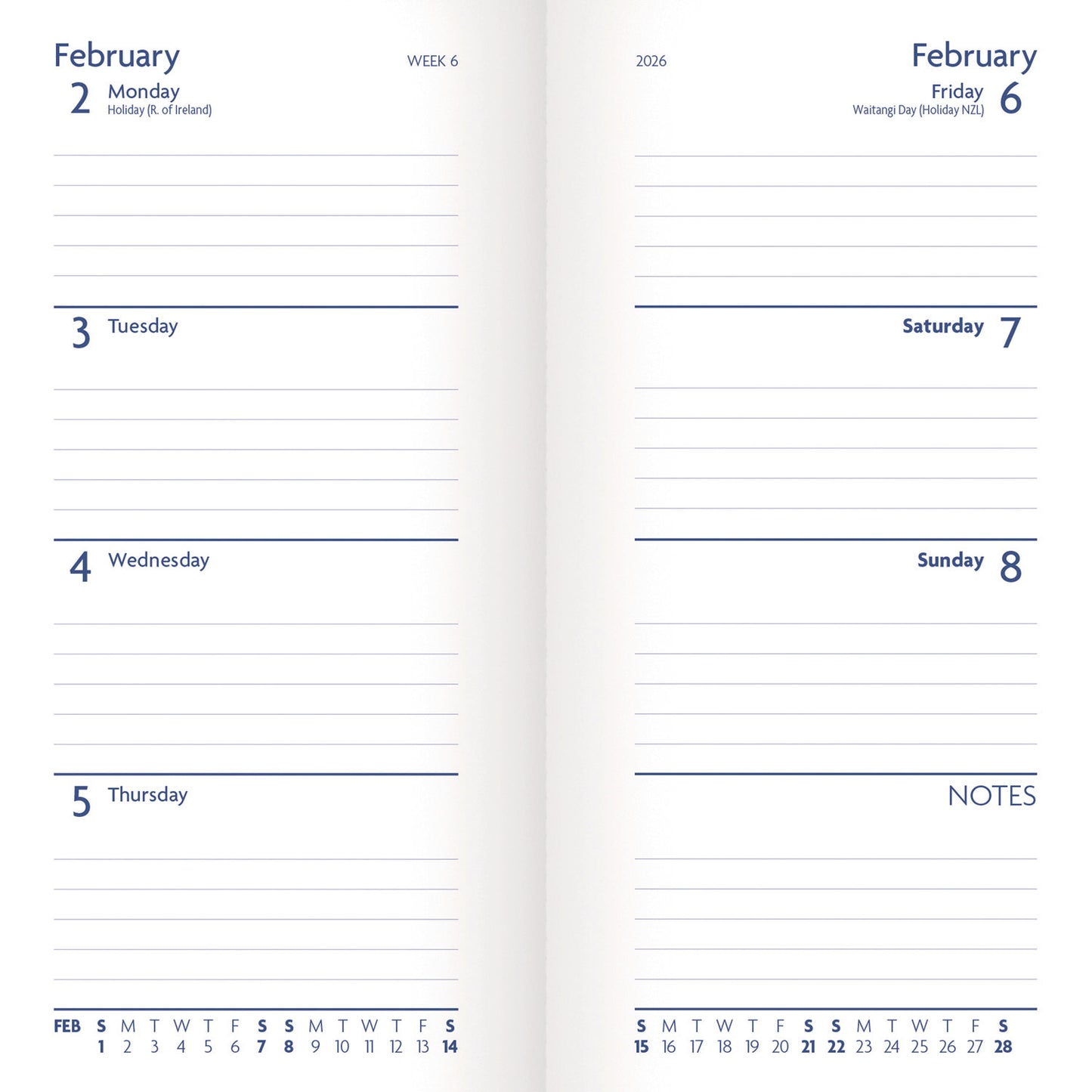 Fashion Purple Soft Touch Slim Dlx Diary 2026