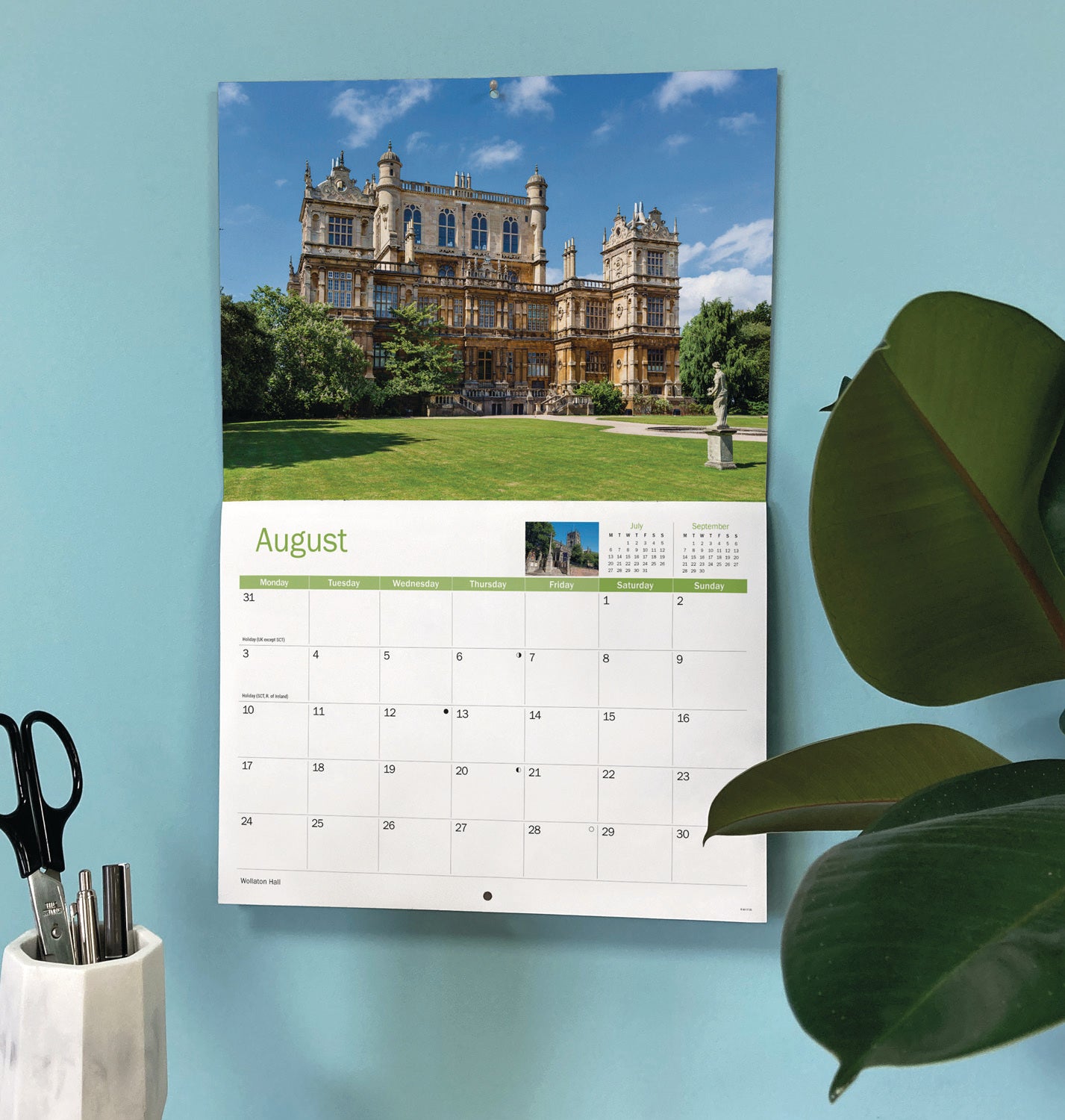 Nottingham A4 Calendar 2026