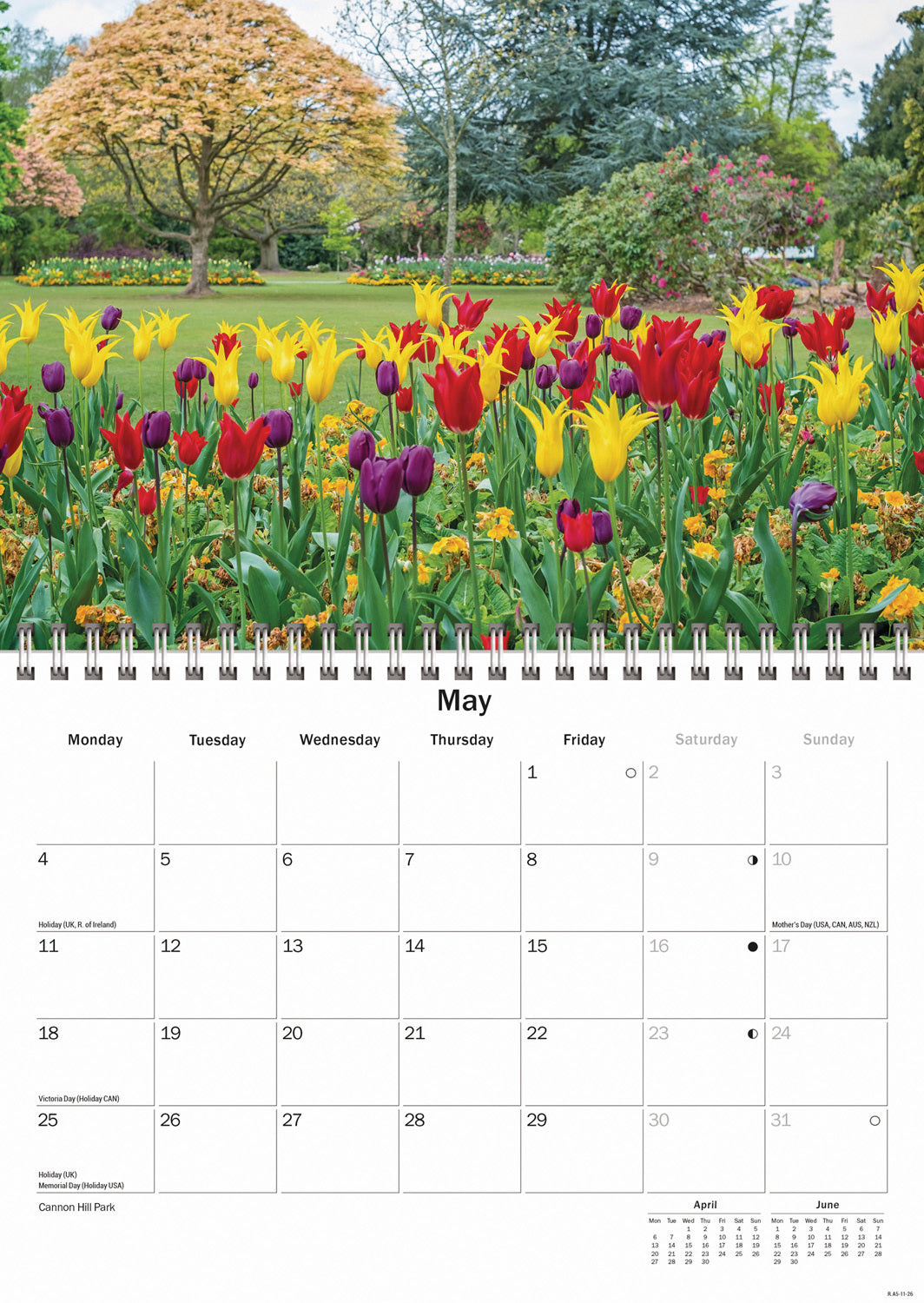 Birmingham A5 Calendar 2026