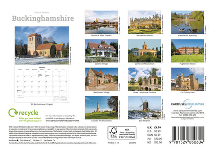 Buckinghamshire A5 Calendar 2026