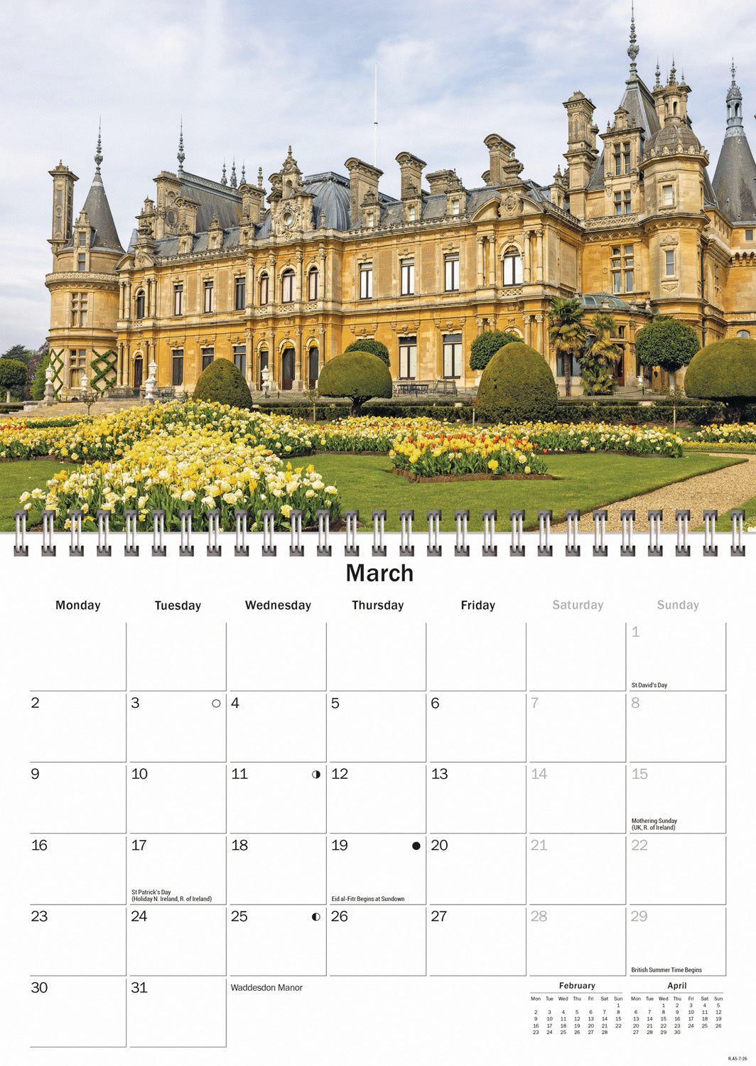 Buckinghamshire A5 Calendar 2026