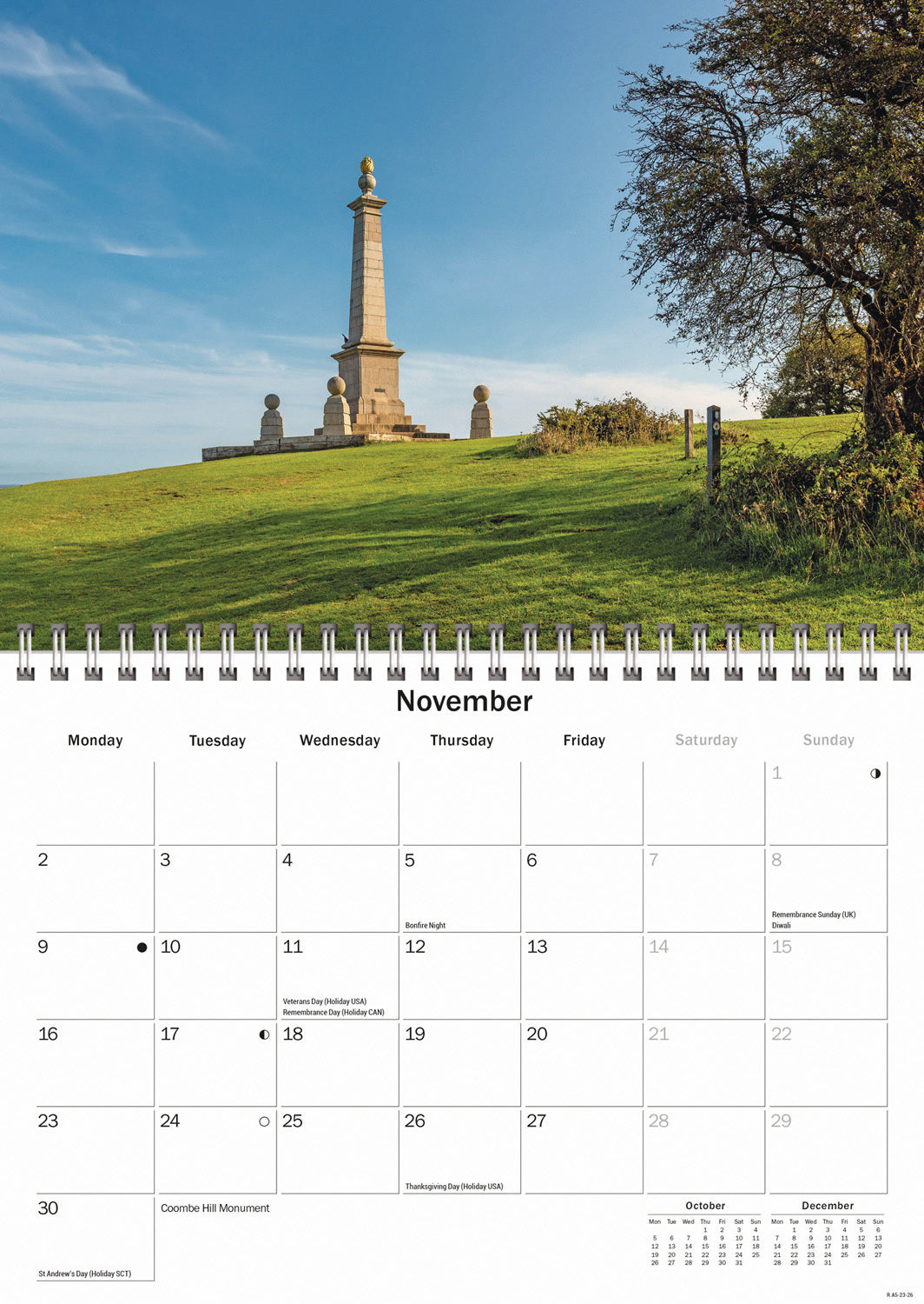 Buckinghamshire A5 Calendar 2026