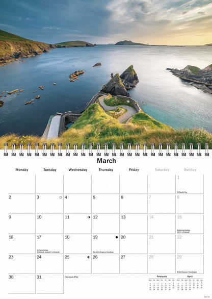 Ireland Eire A5 Calendar 2026