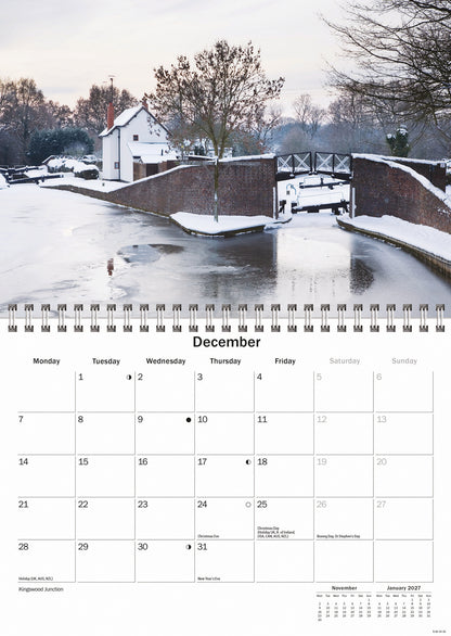 Shakespeare Country, Stratford-upon-avon A5 Calendar 2026