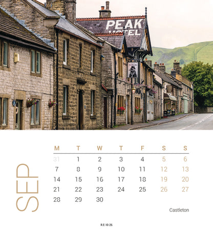 Peak District Mini Easel Calendar 2026