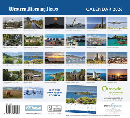 Westcountry Dlx Calendar 2026