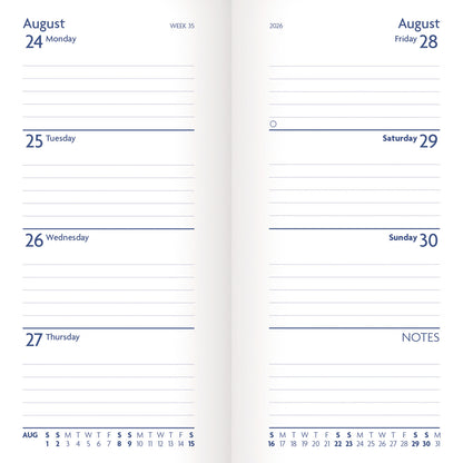 Fashion Sunflowers Slim Dlx Diary 2026